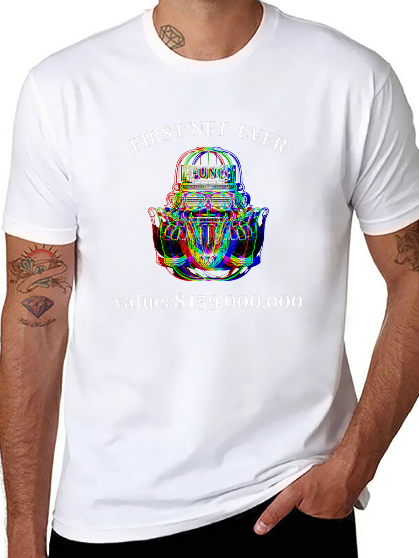 First NFT Ever Graphic Tee - Collectible Fashion