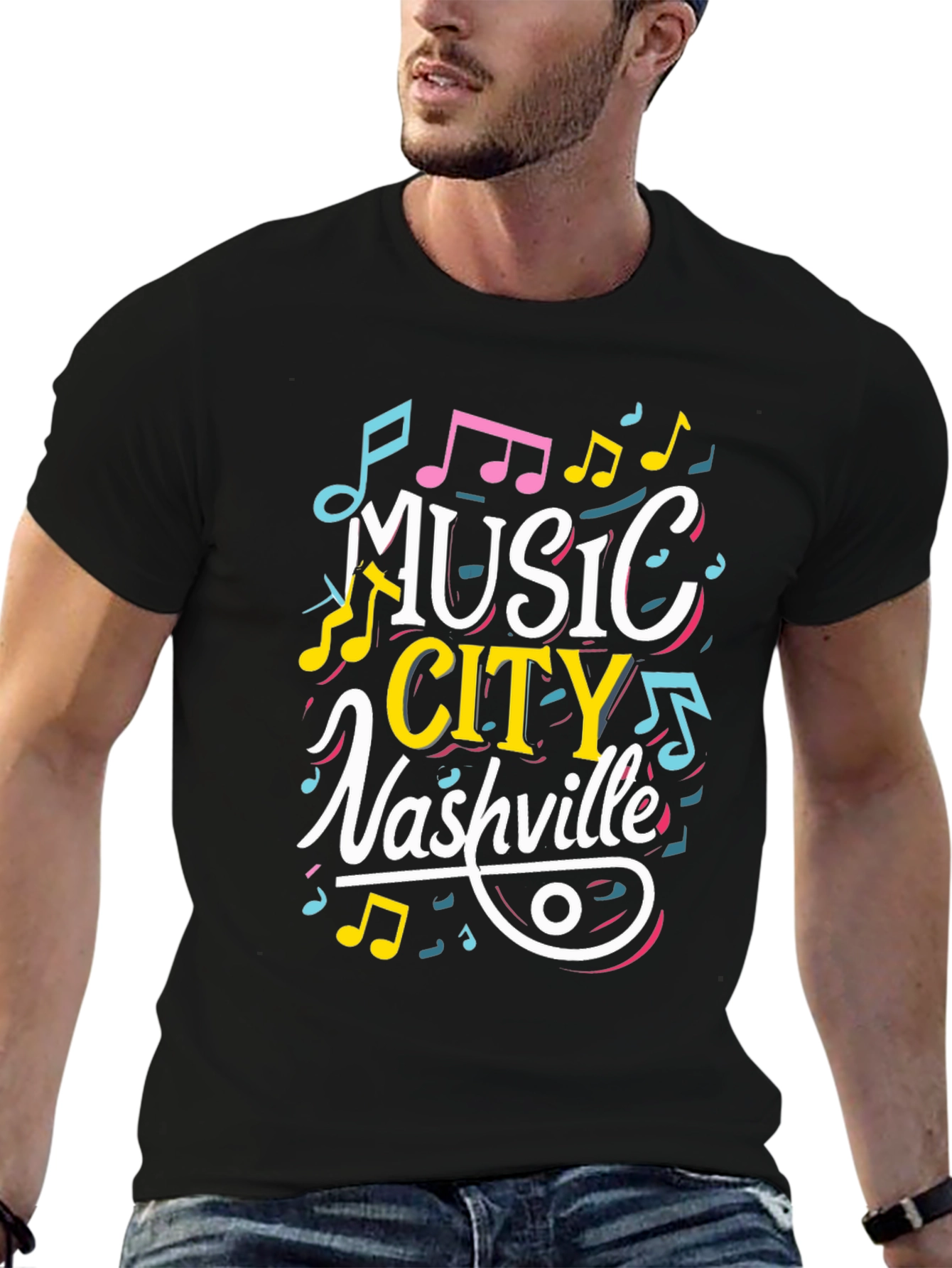 Music City Nashville Graphic Tee