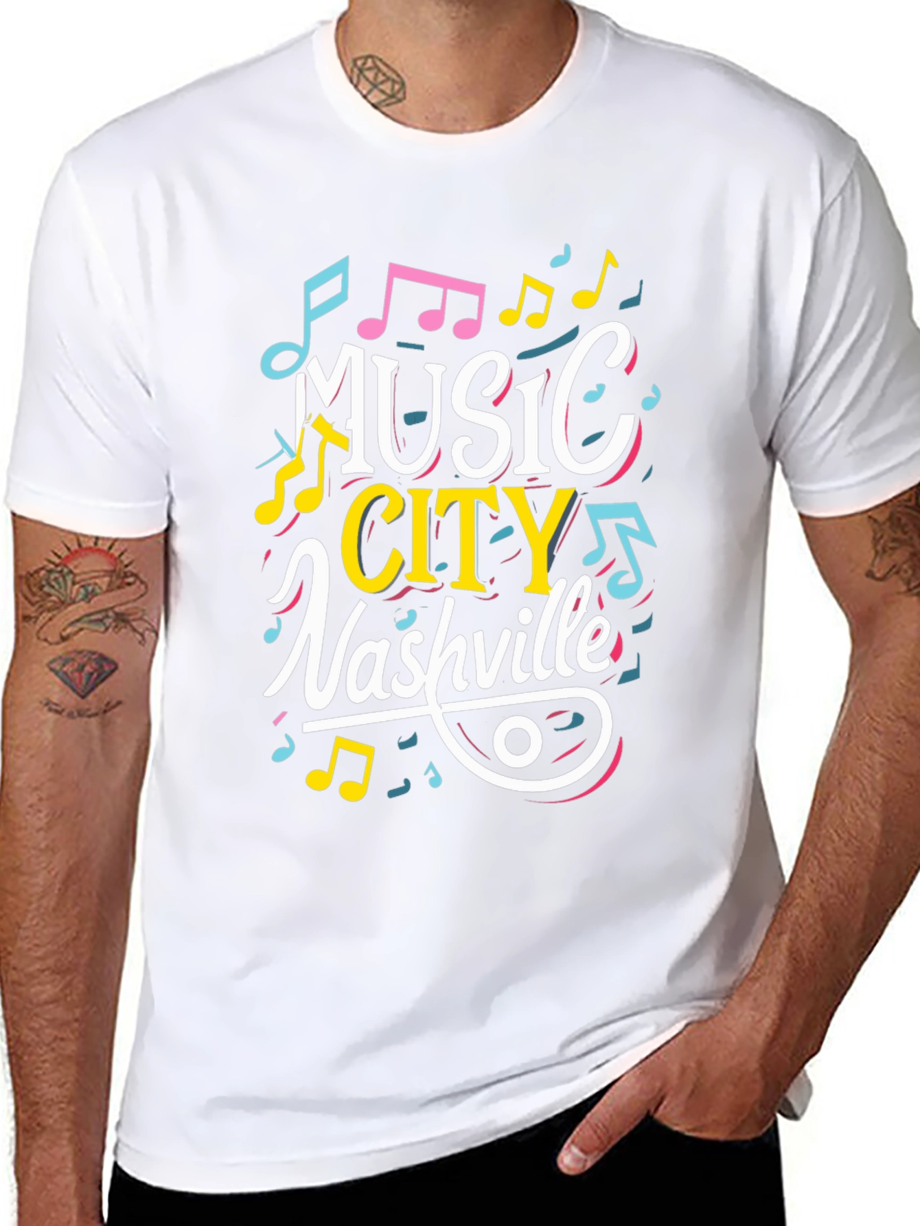 Music City Nashville Graphic Tee