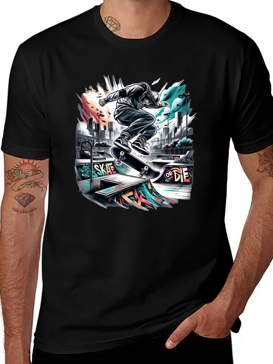 Skate or Die T-Shirt - Urban Skater Graphic Tee