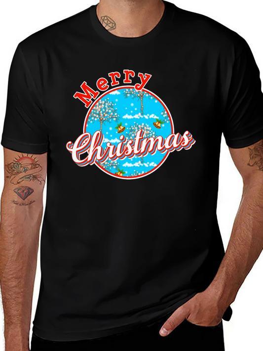 Merry Christmas Holiday Graphic T-Shirt