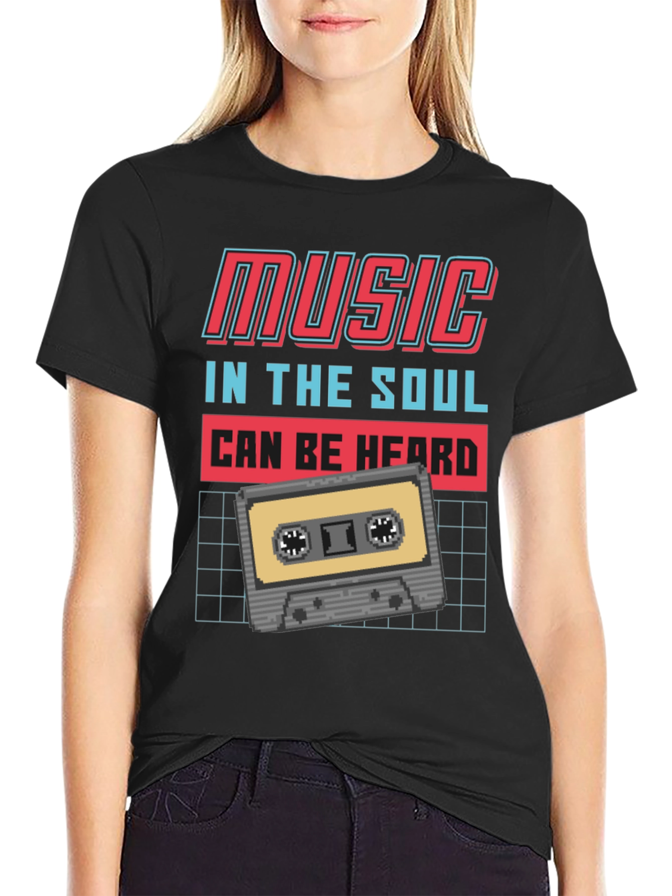 Retro Music Cassette T-Shirt