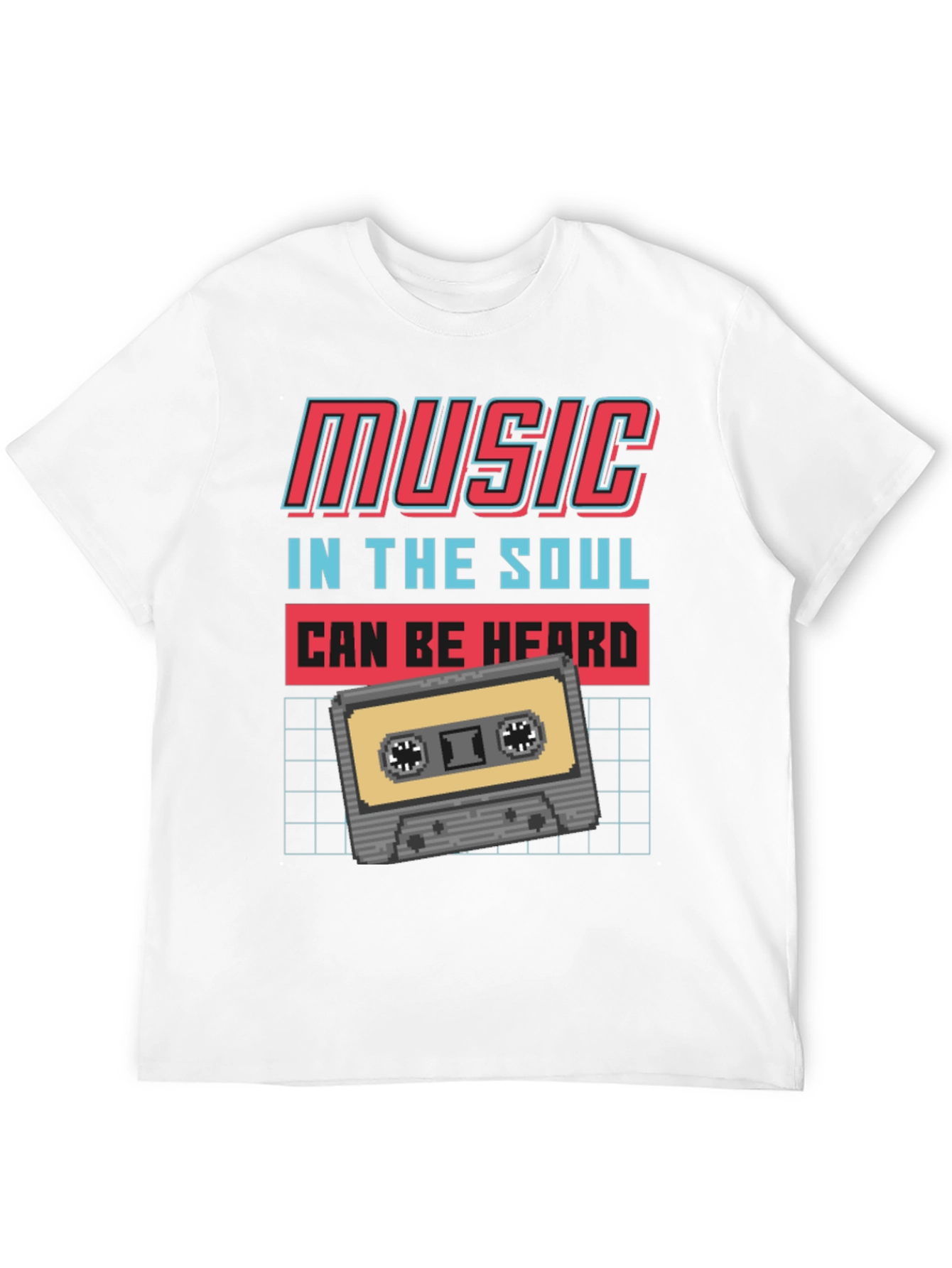 Retro Music Cassette T-Shirt