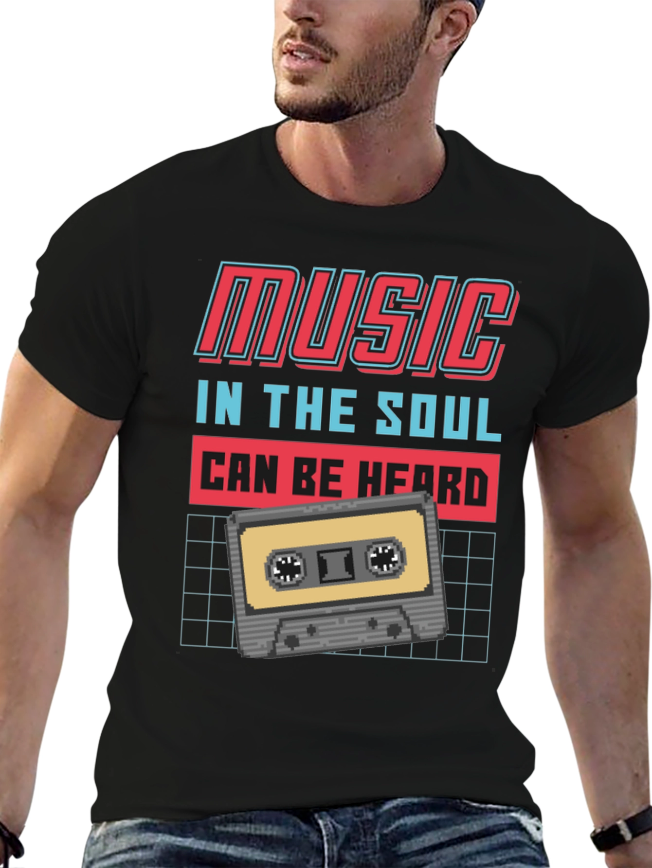 Retro Music Cassette T-Shirt