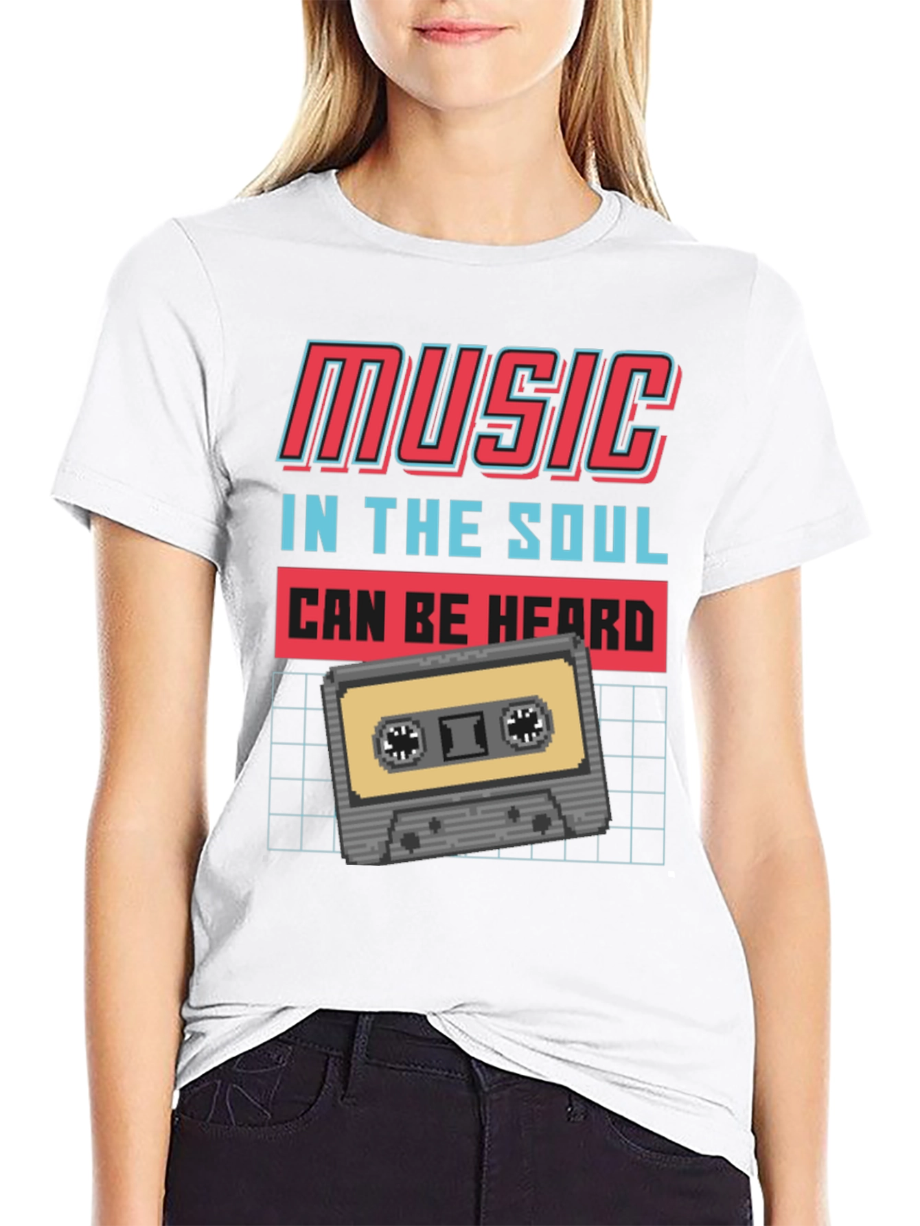 Retro Music Cassette T-Shirt