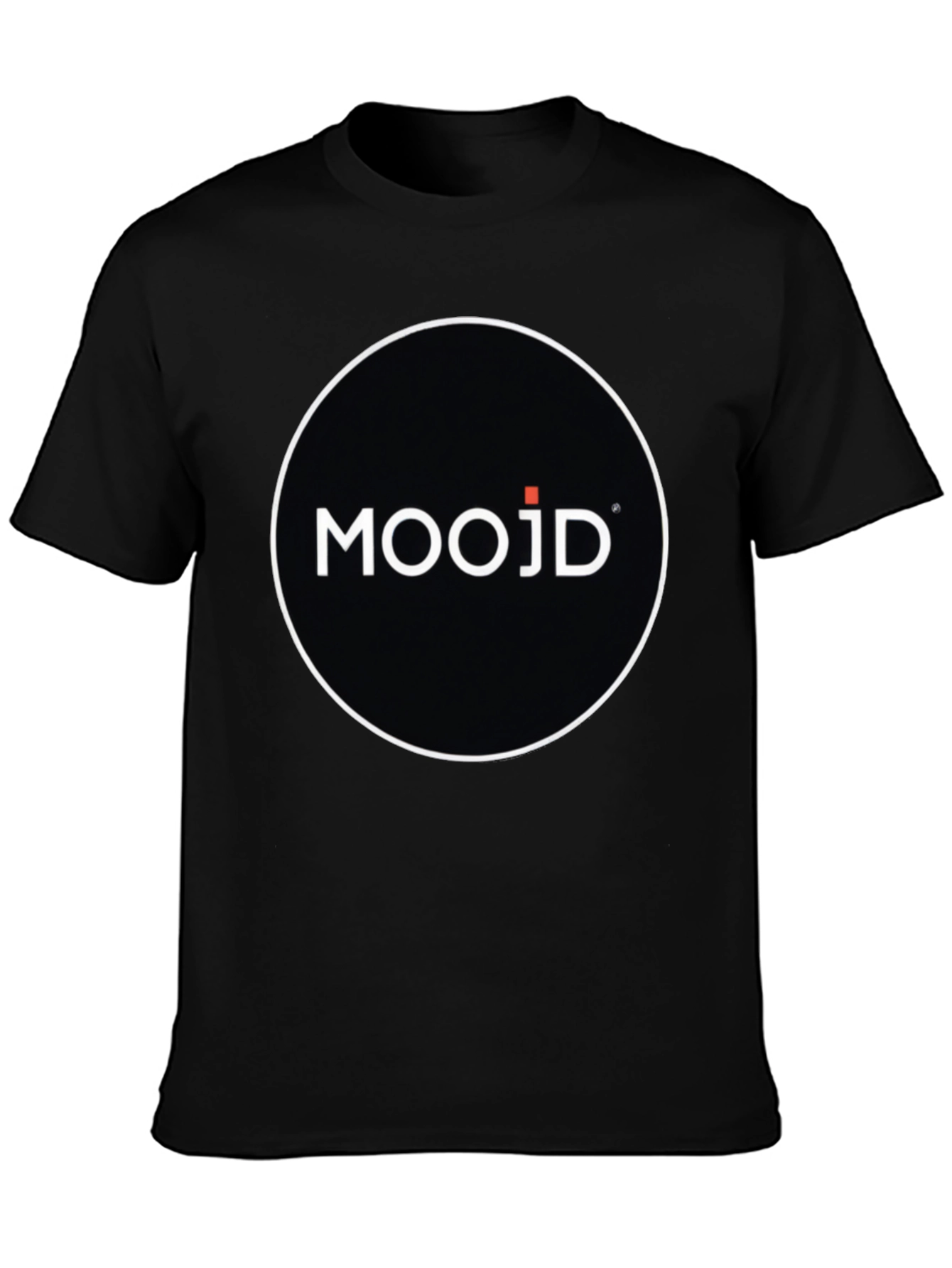 MOOJD Graphic Tee - Modern Black T-Shirt