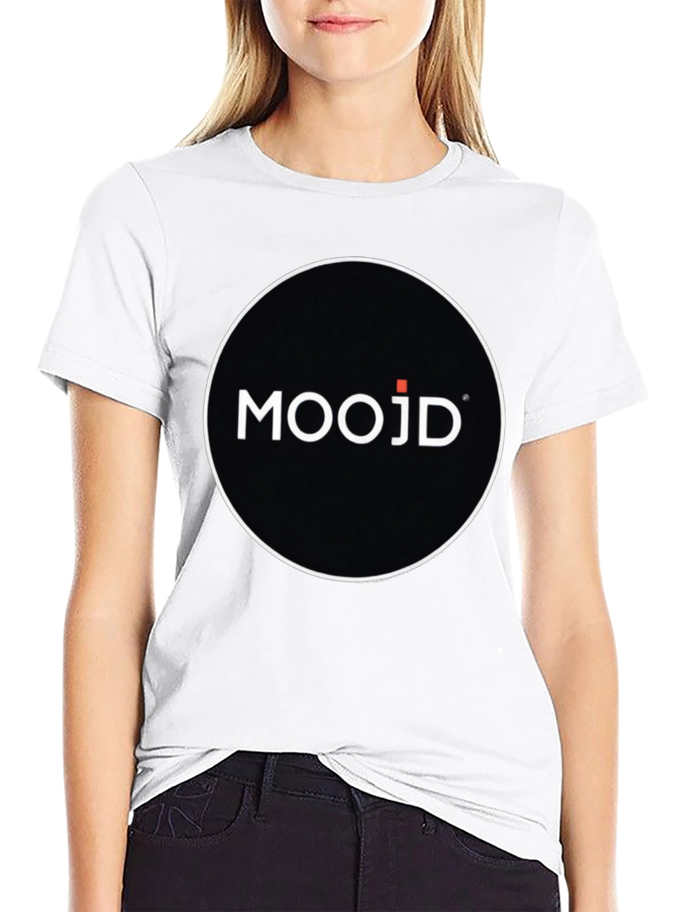 MOOJD Graphic Tee - Modern Black T-Shirt