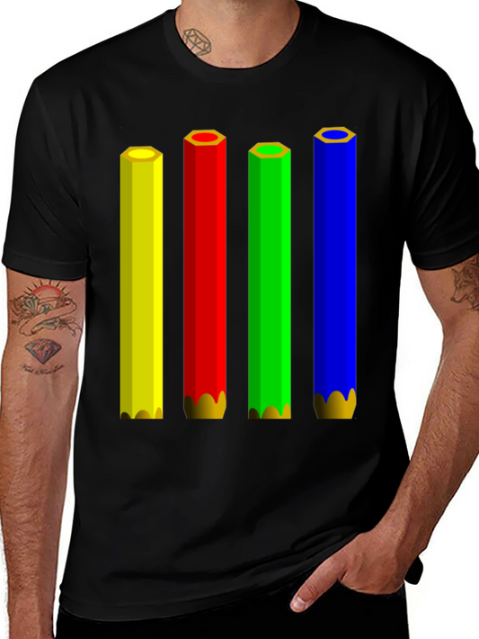 Colorful Pencils Graphic Tee