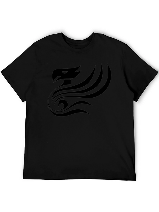 Phoenix Graphic T-Shirt - Bold Black Design