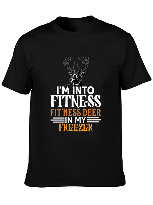 Fitness Deer T-Shirt - Hunting Humor Tee