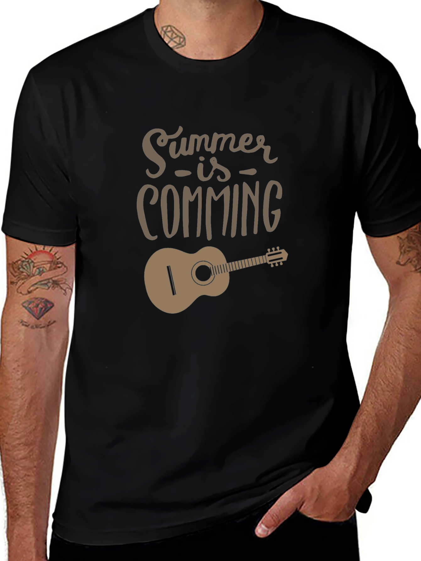 Summer is Coming Guitar T-Shirt