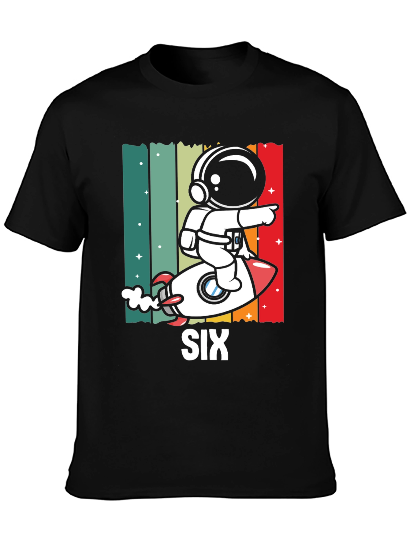 Astronaut 6th Birthday T-Shirt - Space Adventure!