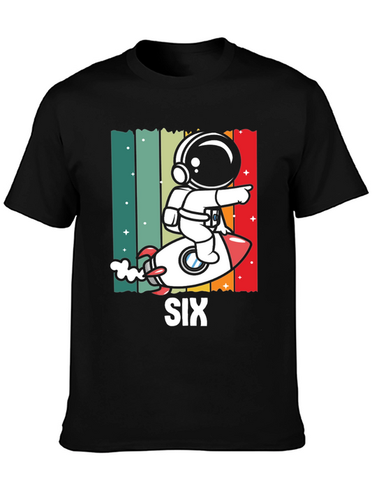 Astronaut 6th Birthday T-Shirt - Space Adventure!