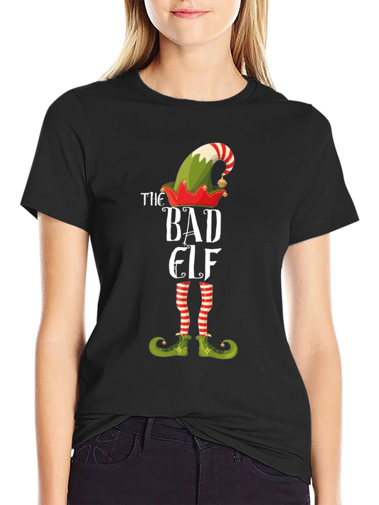The Bad Elf Christmas Graphic Tee