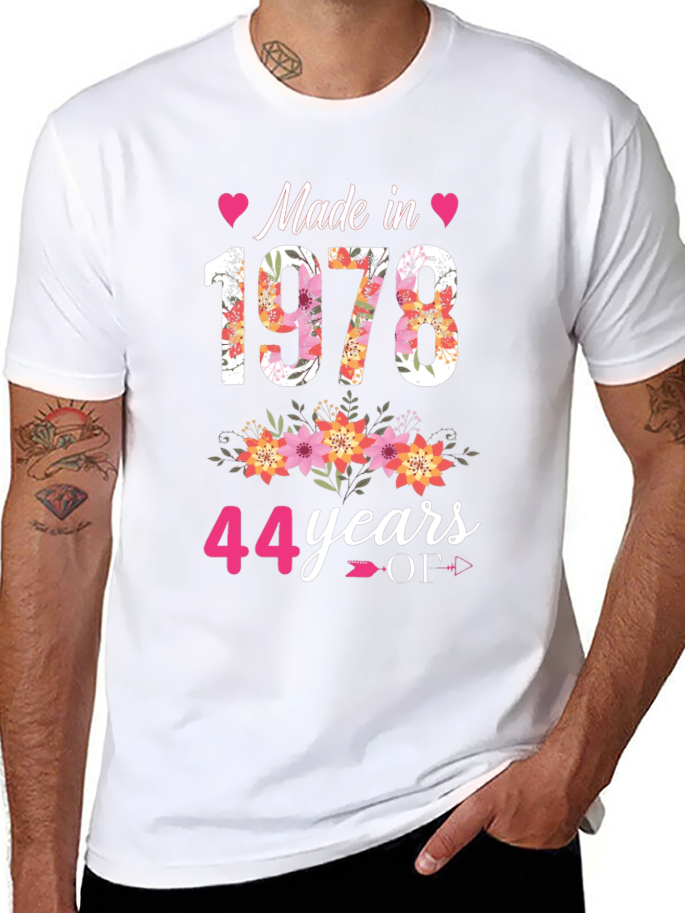 Made in 1978 - 44 Years Birthday T-Shirt