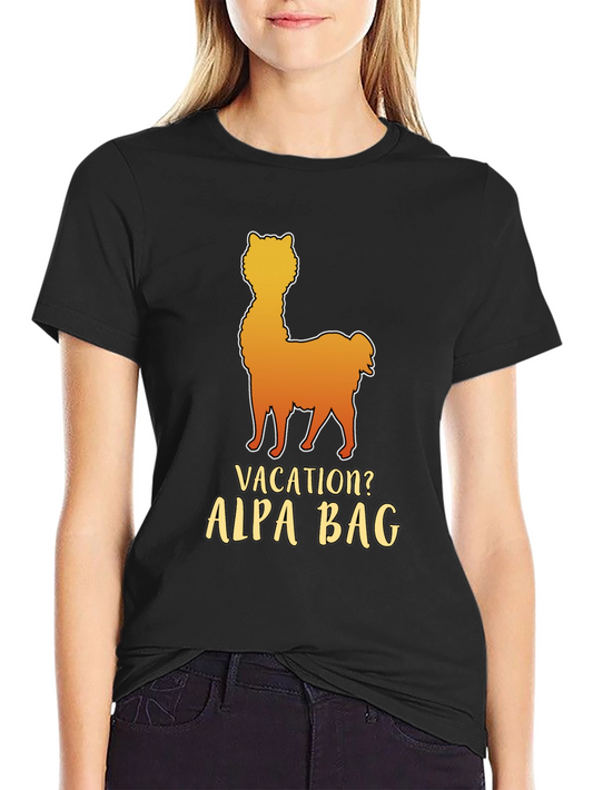 Alpaca Bag Vacation T-Shirt