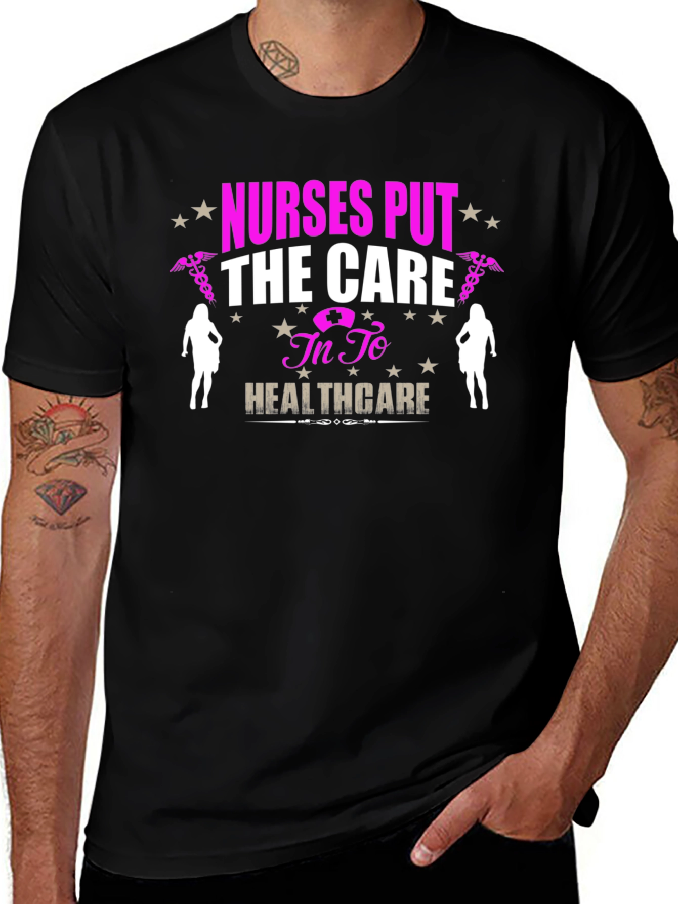 Nurses Put the Care T-Shirt
