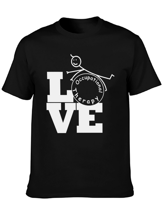 Love Occupational Therapy Black T-Shirt