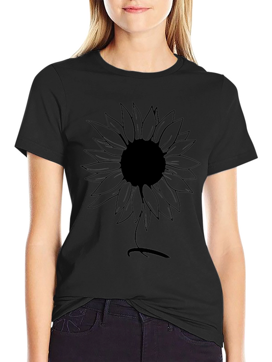 Sunflower Graphic Tee - Black Unisex T-Shirt