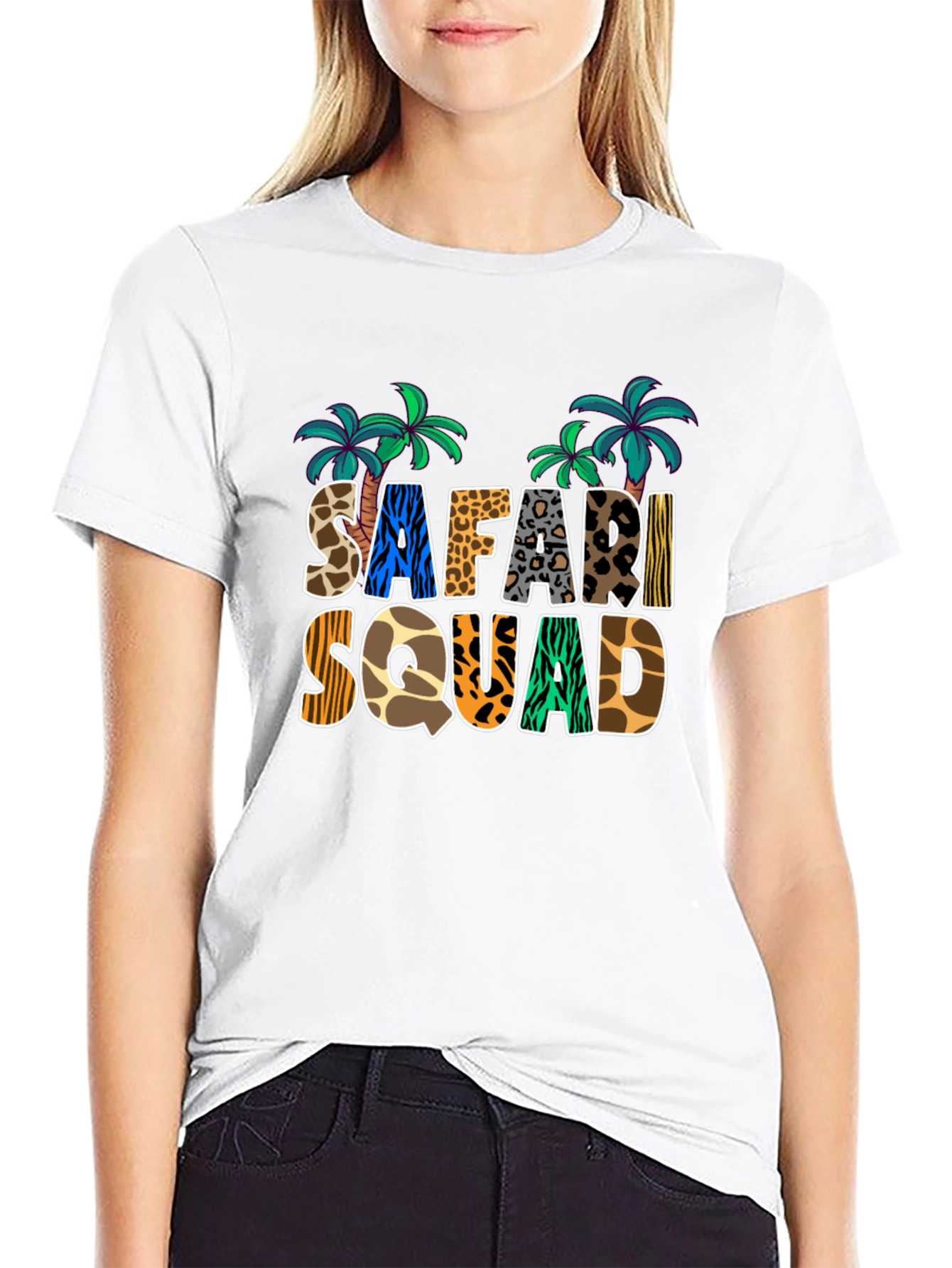Safari Squad T-Shirt - Animal Print Tee