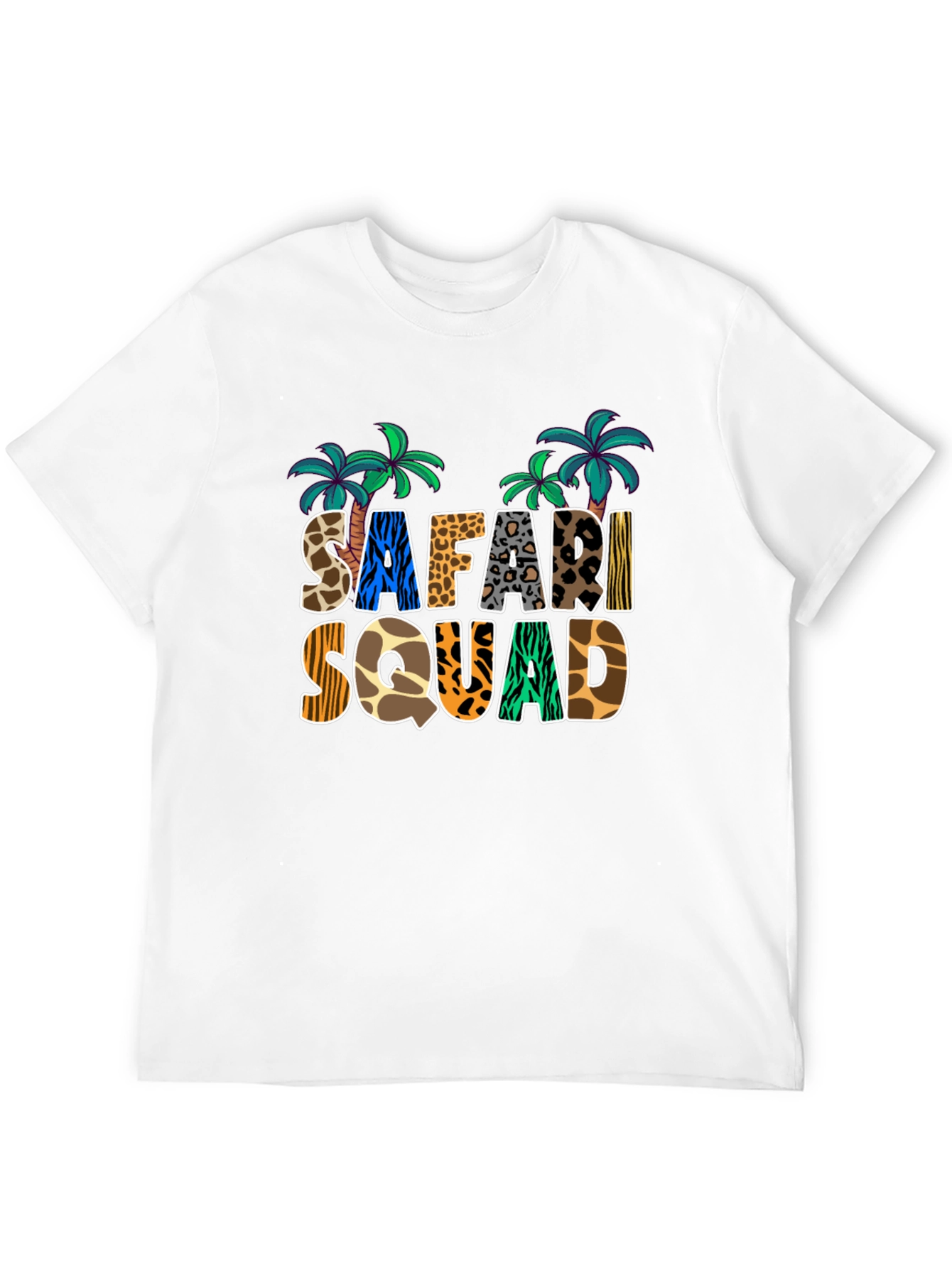 Safari Squad T-Shirt - Animal Print Tee