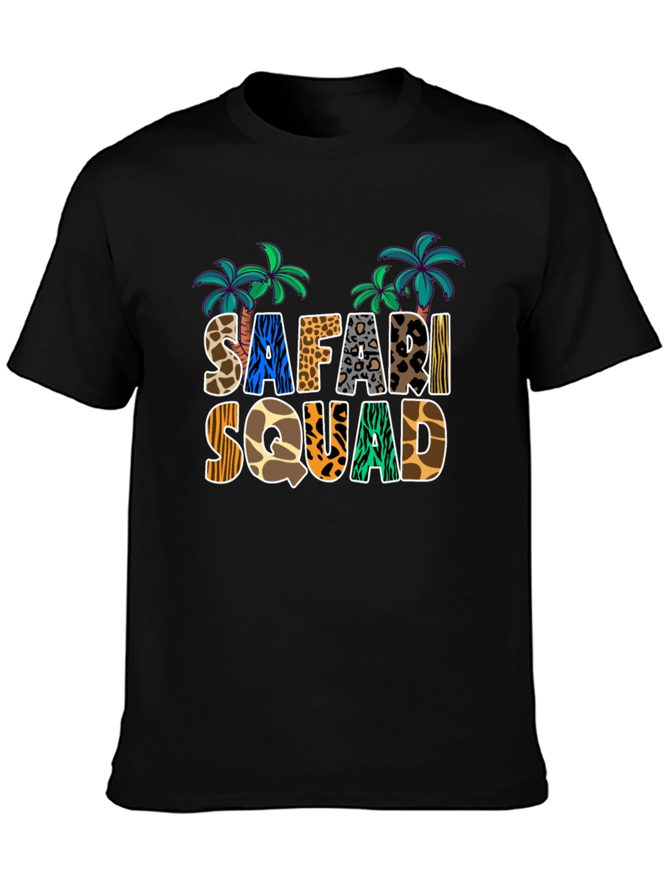 Safari Squad T-Shirt - Animal Print Tee