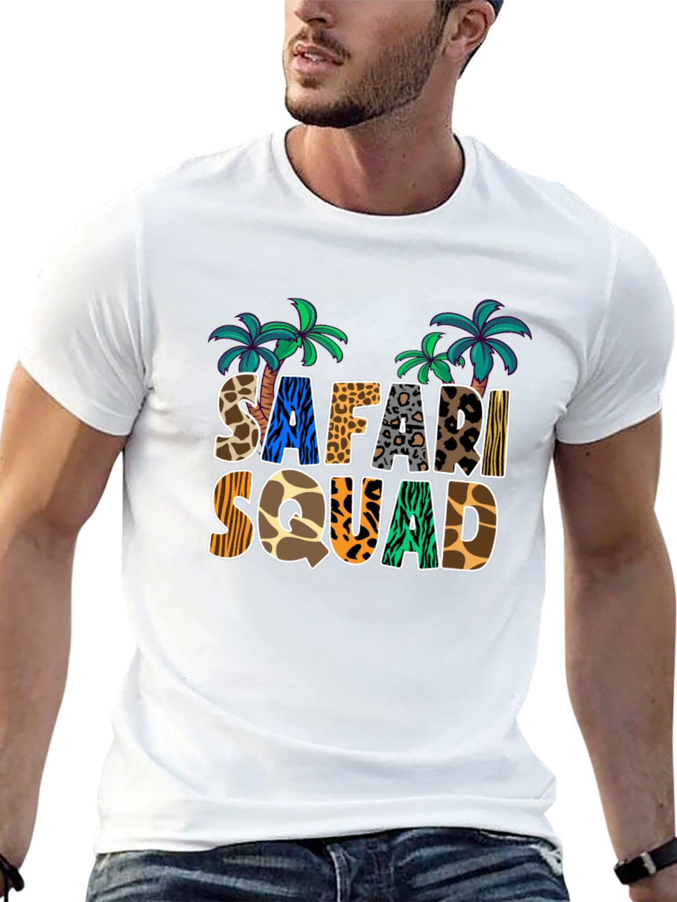 Safari Squad T-Shirt - Animal Print Tee