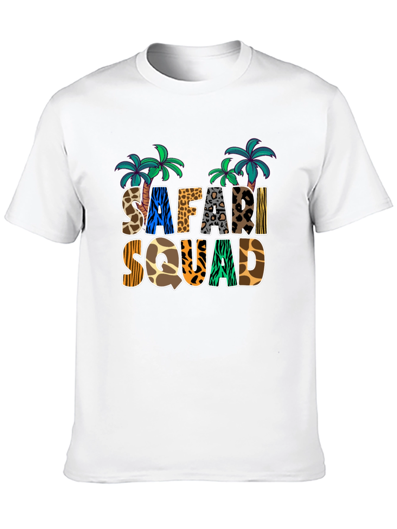 Safari Squad T-Shirt - Animal Print Tee