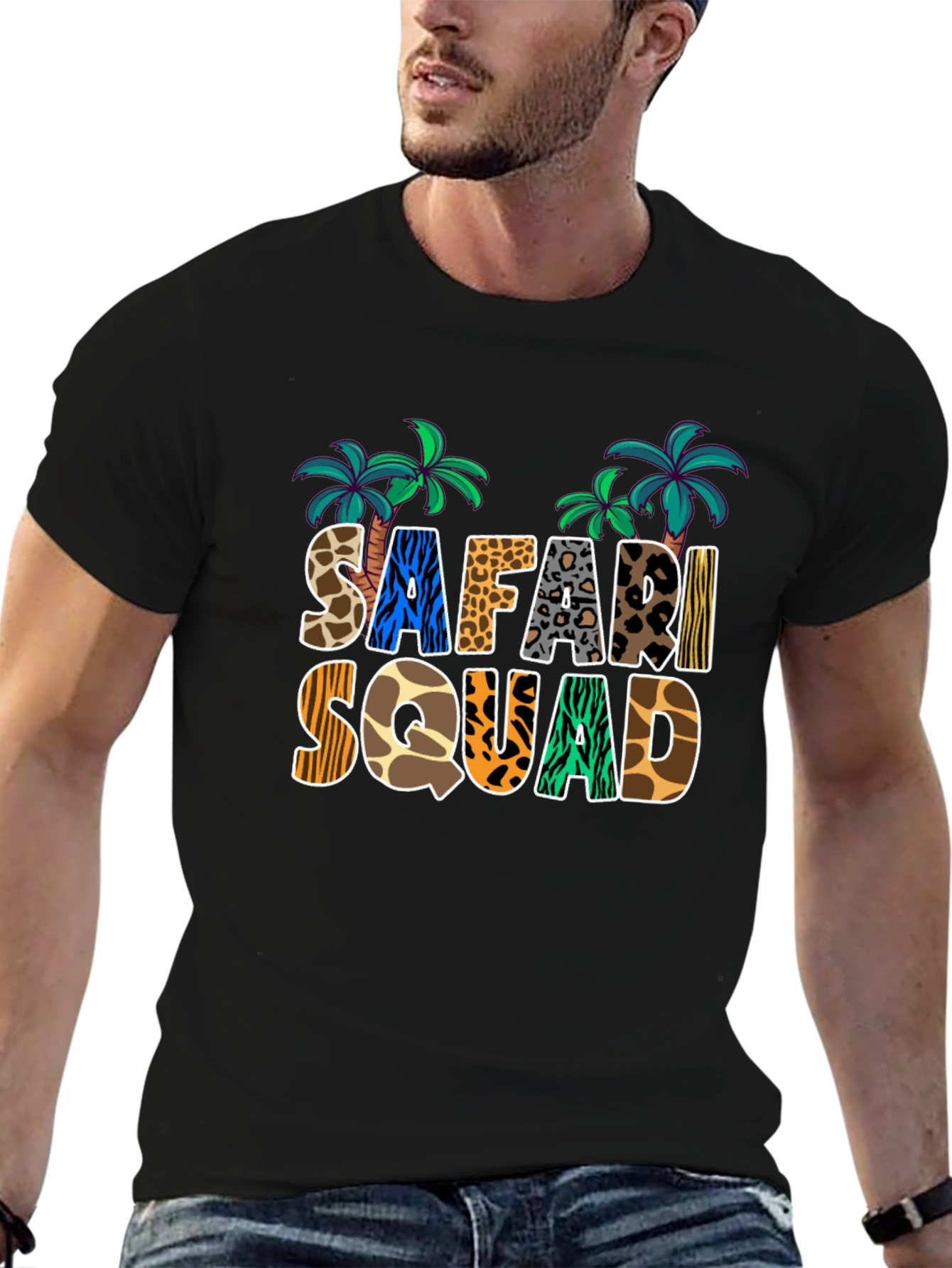 Safari Squad T-Shirt - Animal Print Tee