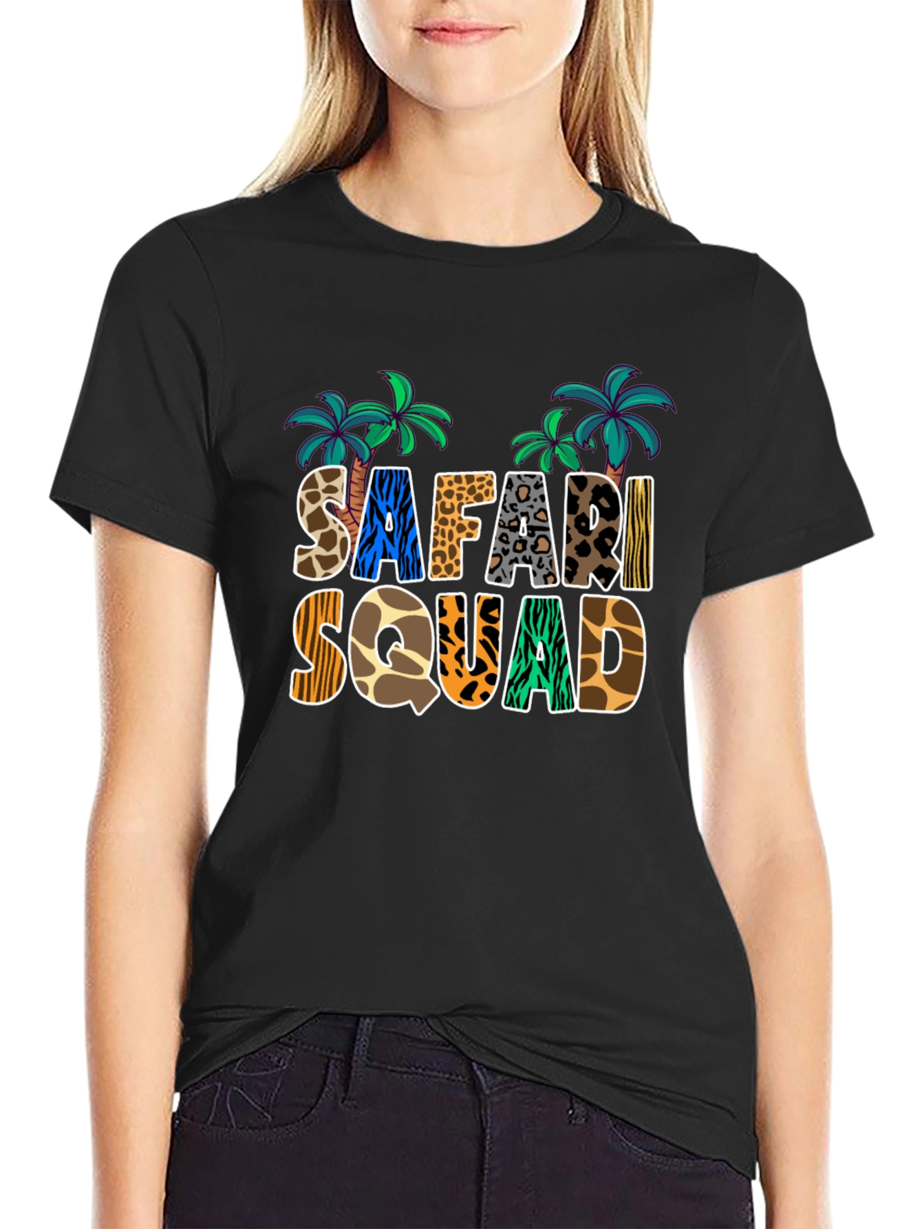 Safari Squad T-Shirt - Animal Print Tee