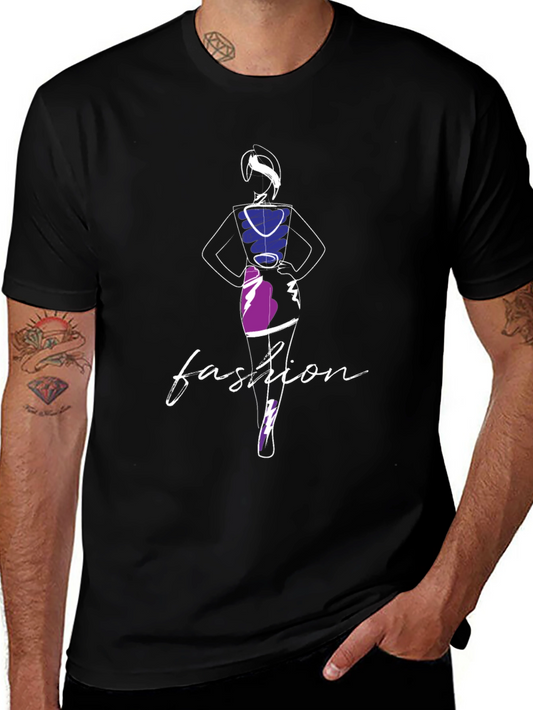 Fashion Graphic T-Shirt - Stylish Tee for Men