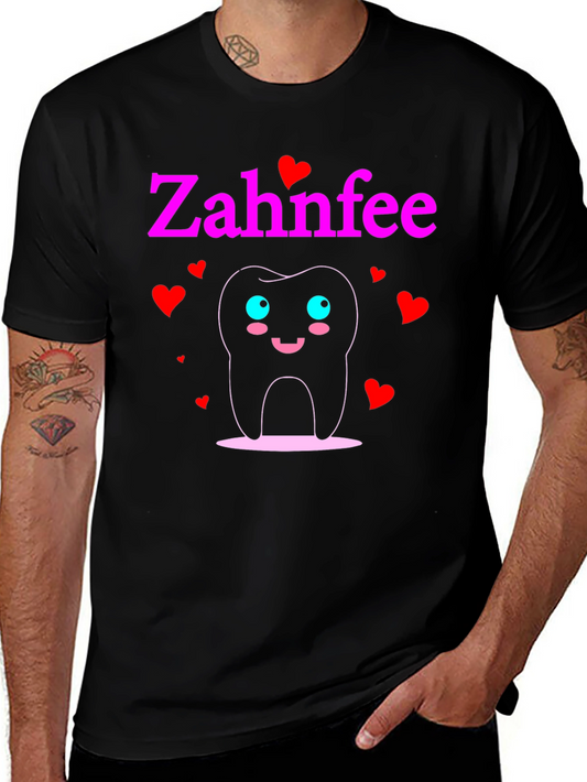 Zahnfee Cartoon Tooth T-Shirt - Dental Fairy Tee