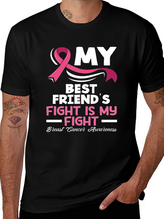 Breast Cancer Awareness T-Shirt - Fight For My Friend