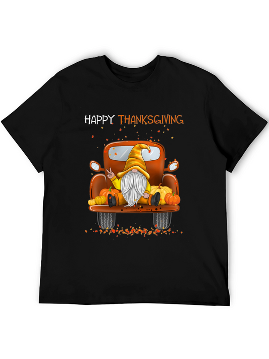 Thanksgiving Gnome Truck T-Shirt