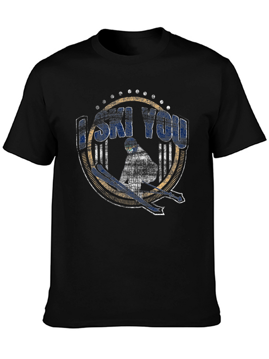 I Ski You T-Shirt - Vintage Skiing Graphic Tee