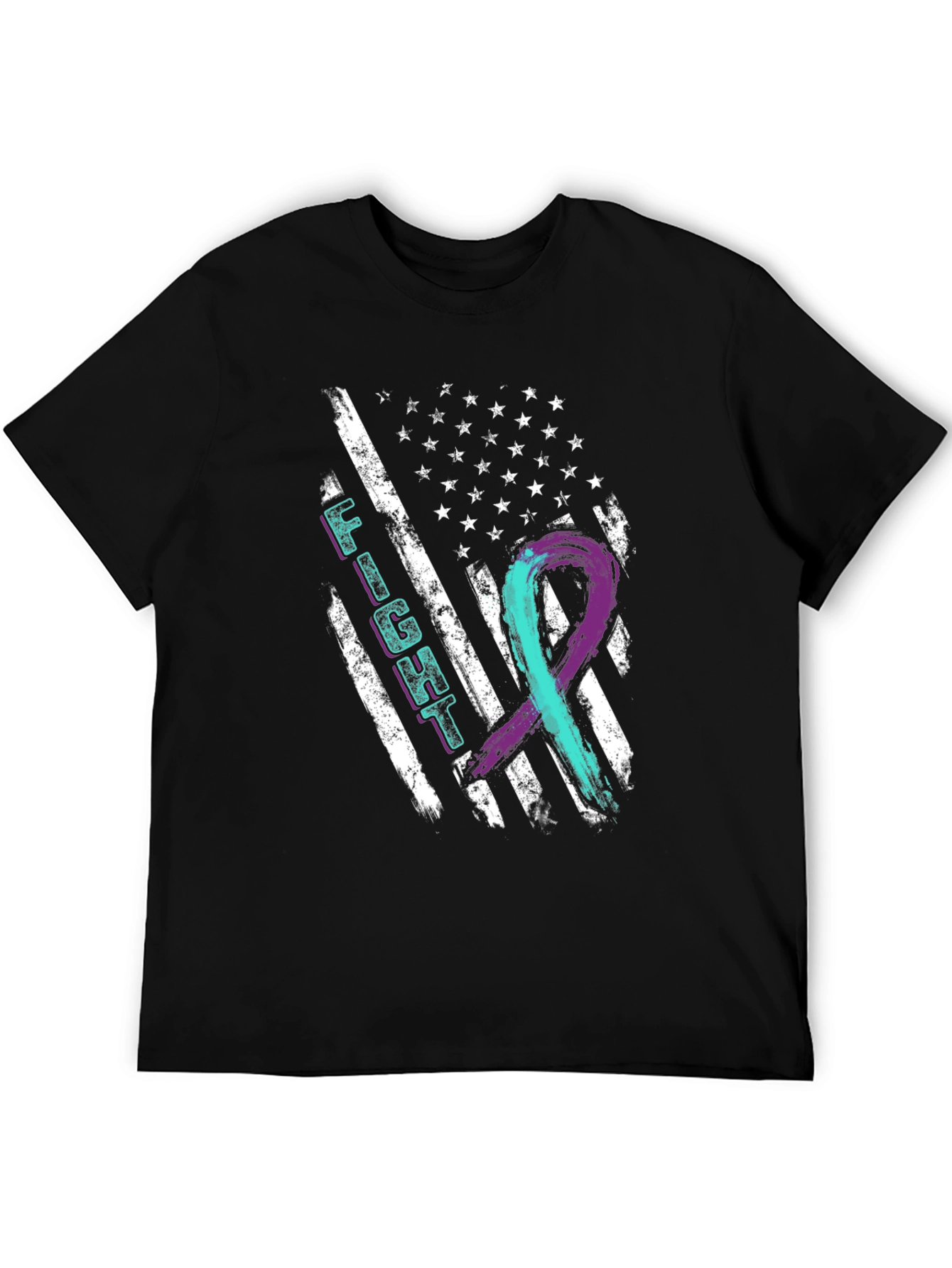 Fight Suicide Awareness Flag T-Shirt