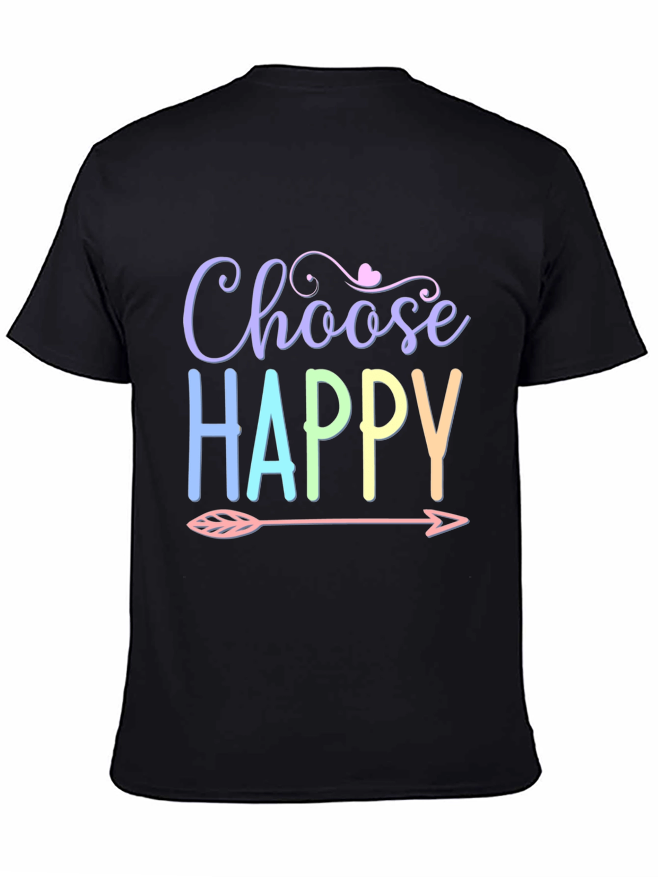 Choose Happy T-Shirt - Trendy Graphic Tee