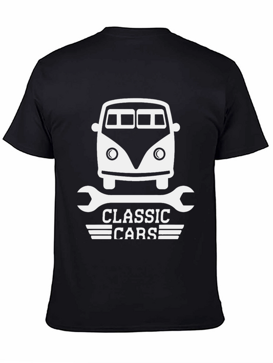 Classic Cars Graphic T-Shirt - Vintage Van Design