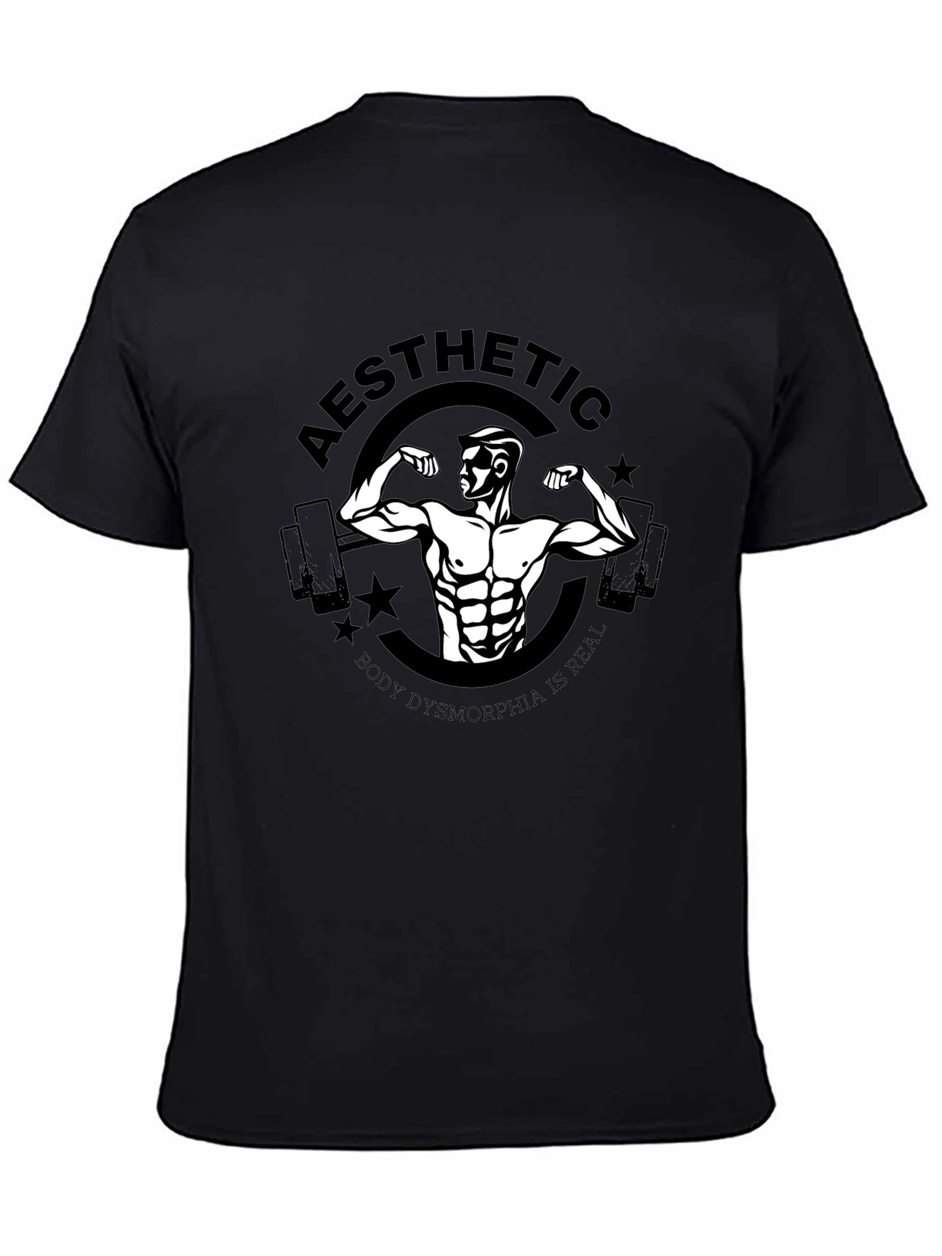 Aesthetic Bodybuilding Graphic T-Shirt