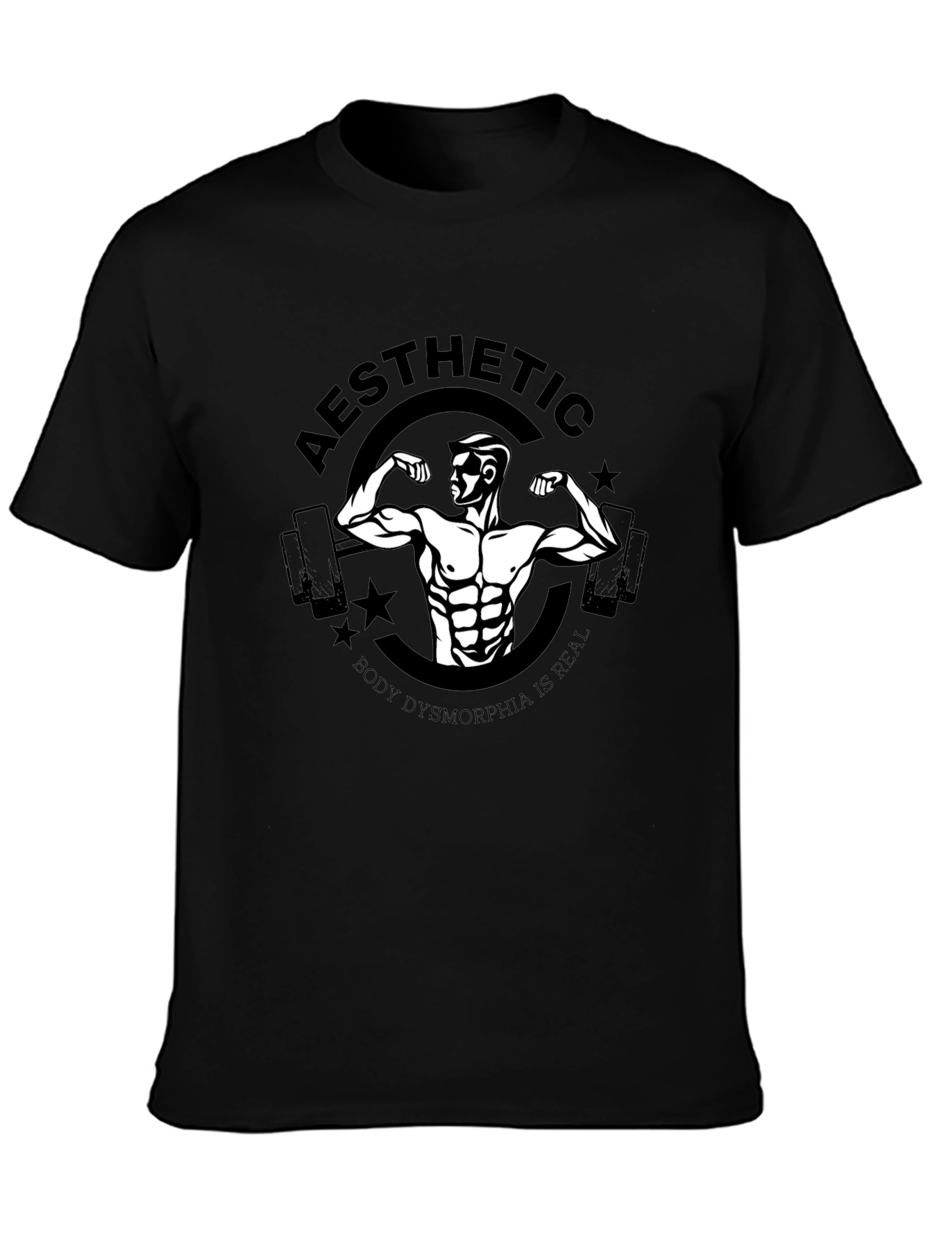 Aesthetic Bodybuilding Graphic T-Shirt