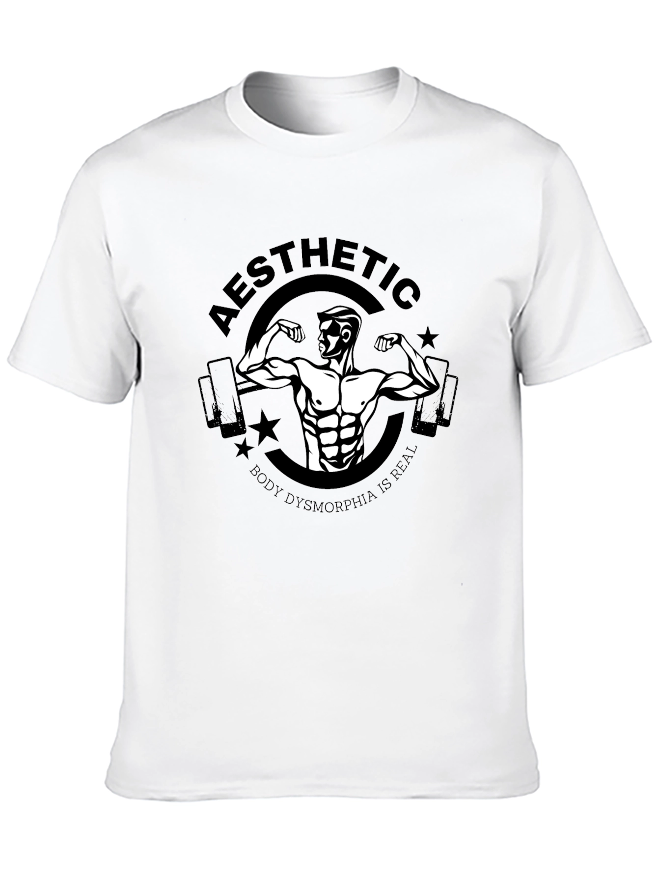 Aesthetic Bodybuilding Graphic T-Shirt