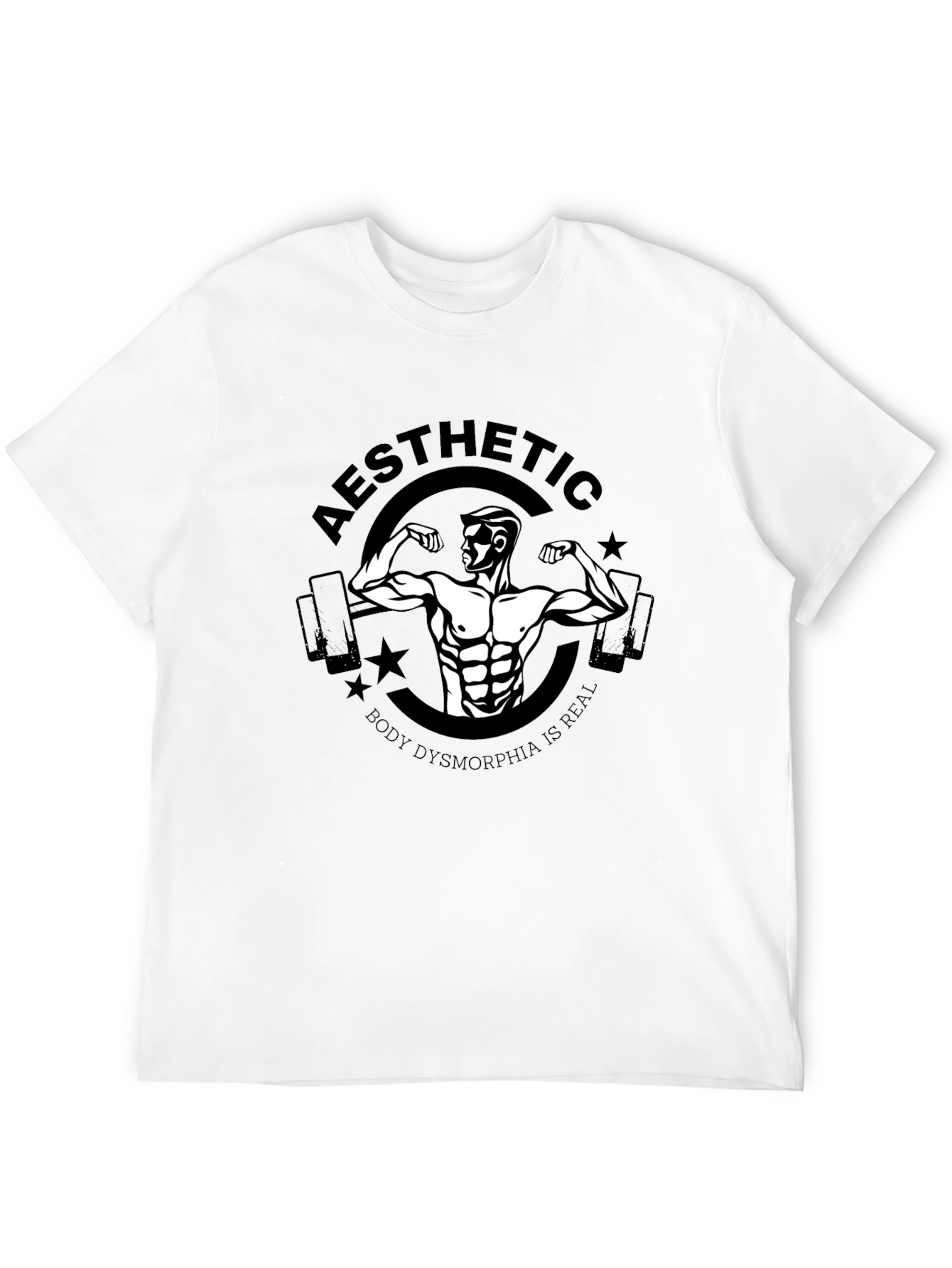 Aesthetic Bodybuilding Graphic T-Shirt