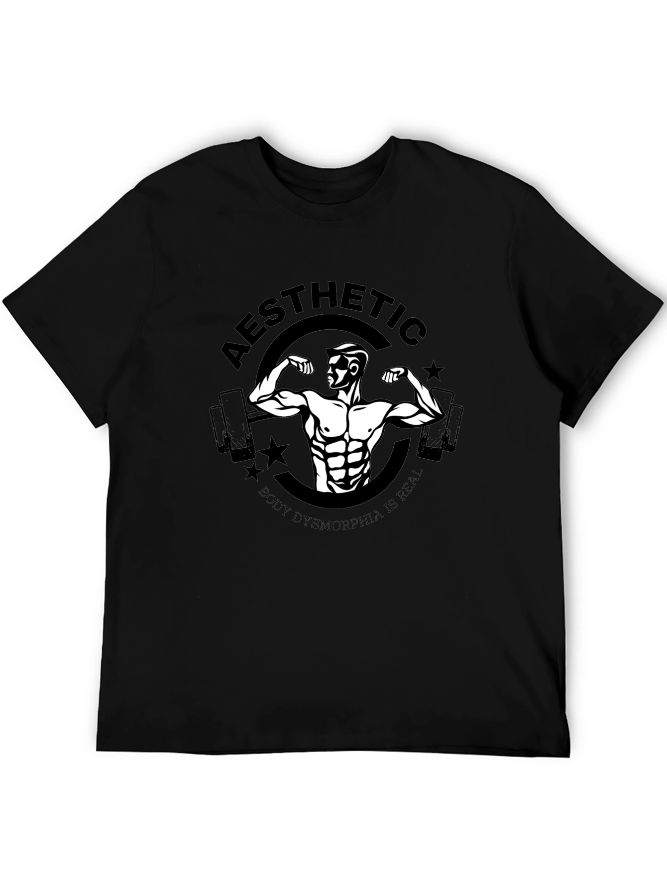 Aesthetic Bodybuilding Graphic T-Shirt