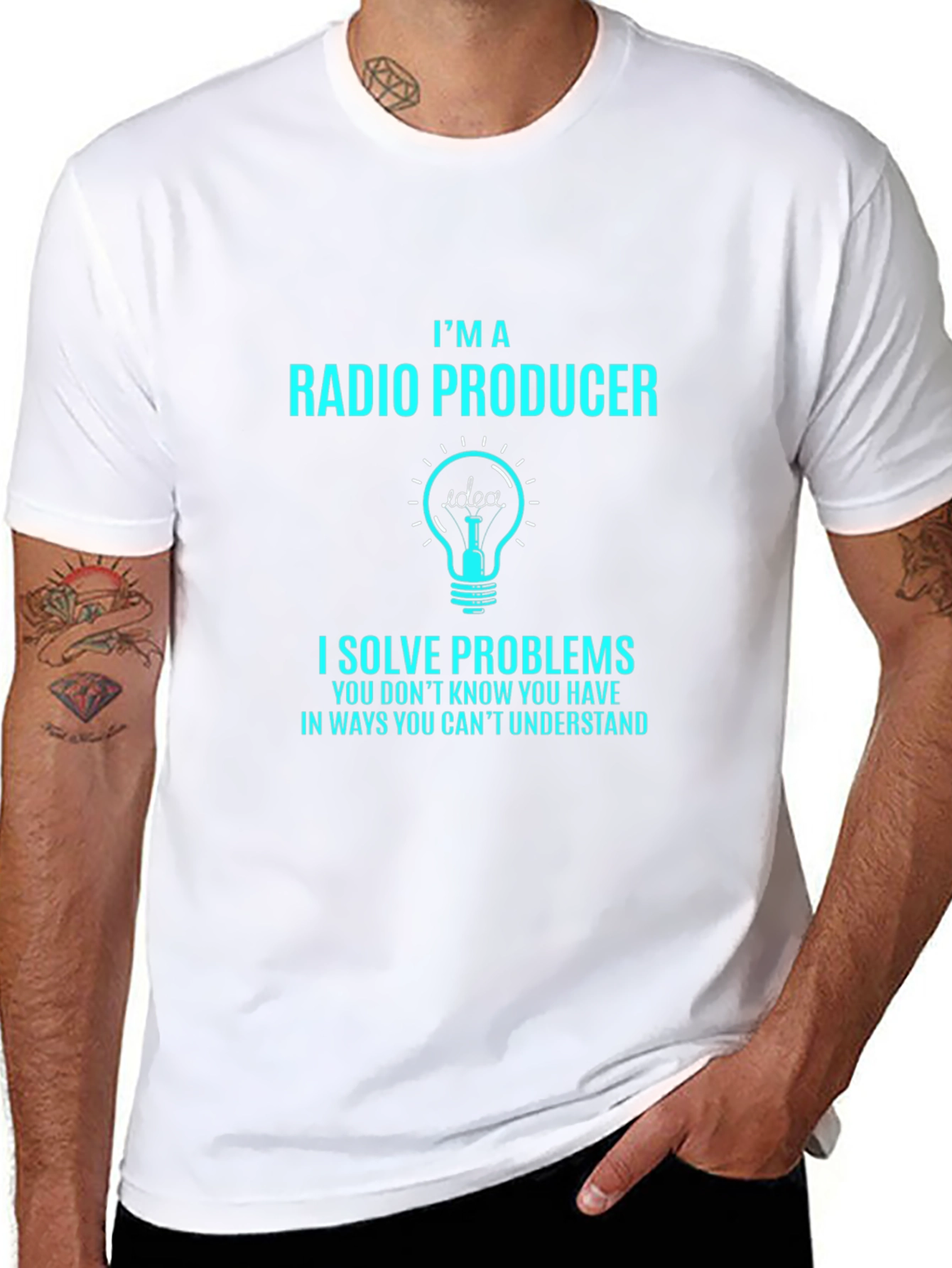 Radio Producer T-Shirt: Problem Solver Tee