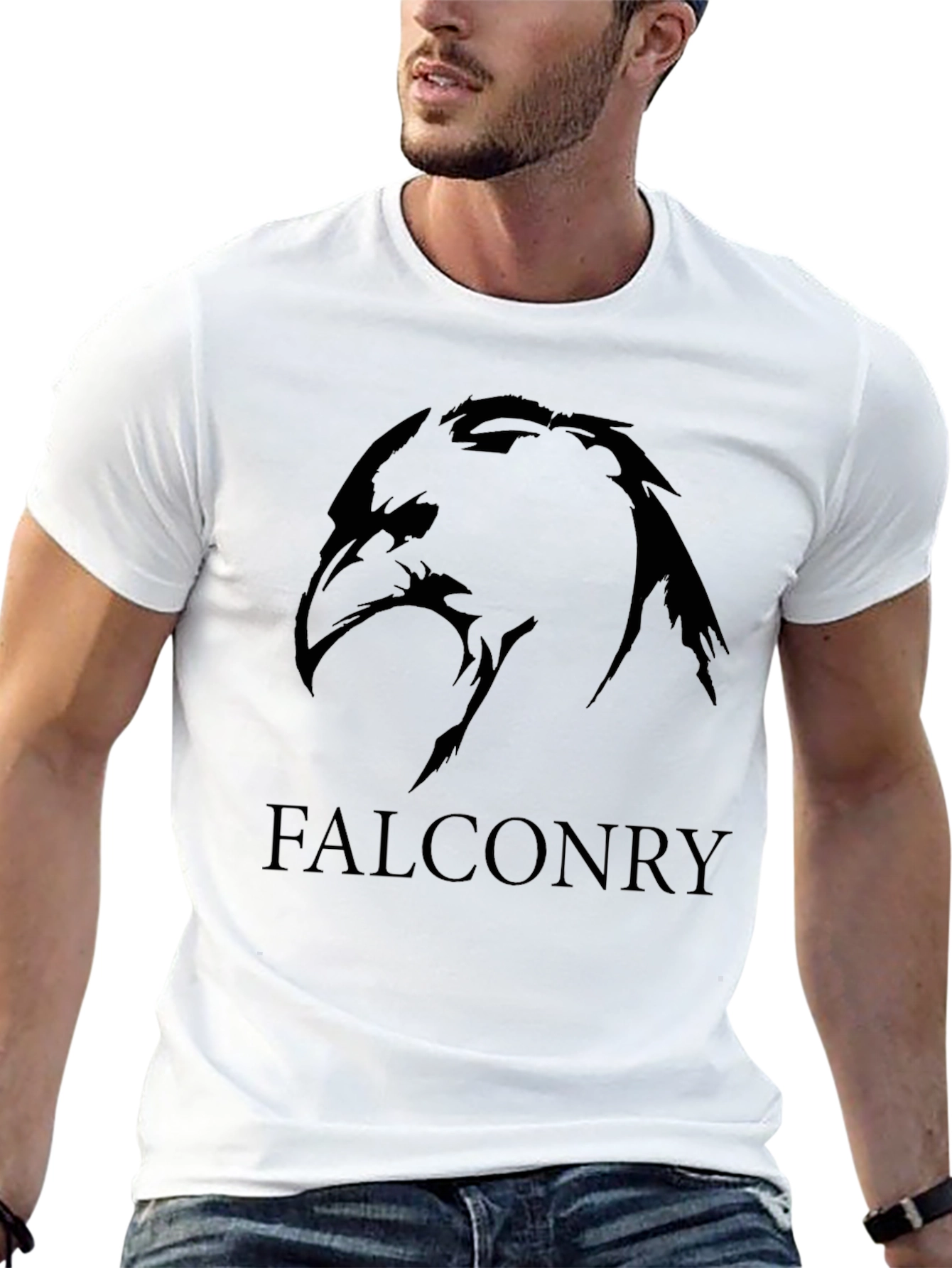 Falconry Graphic T-Shirt - Bird of Prey Tee