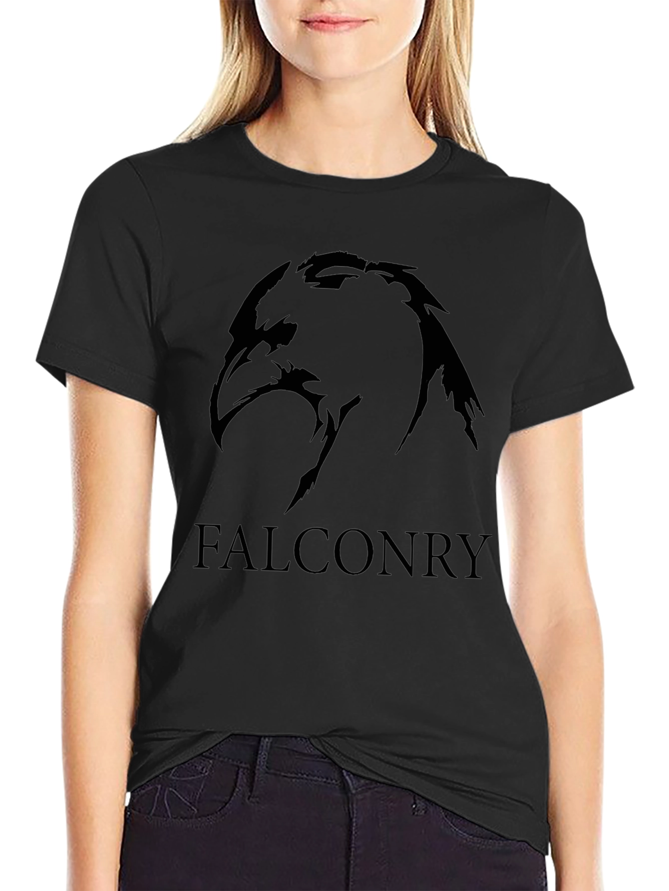 Falconry Graphic T-Shirt - Bird of Prey Tee