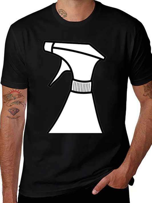 Spray Bottle Graphic Tee - Classic Black