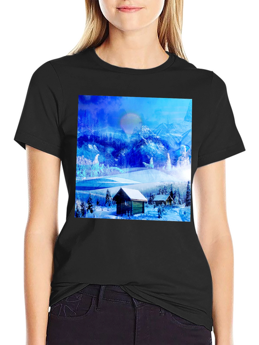 Winter Cabin Graphic Tee
