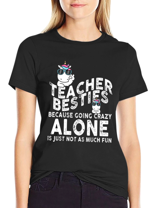 Teacher Besties Unicorn T-Shirt