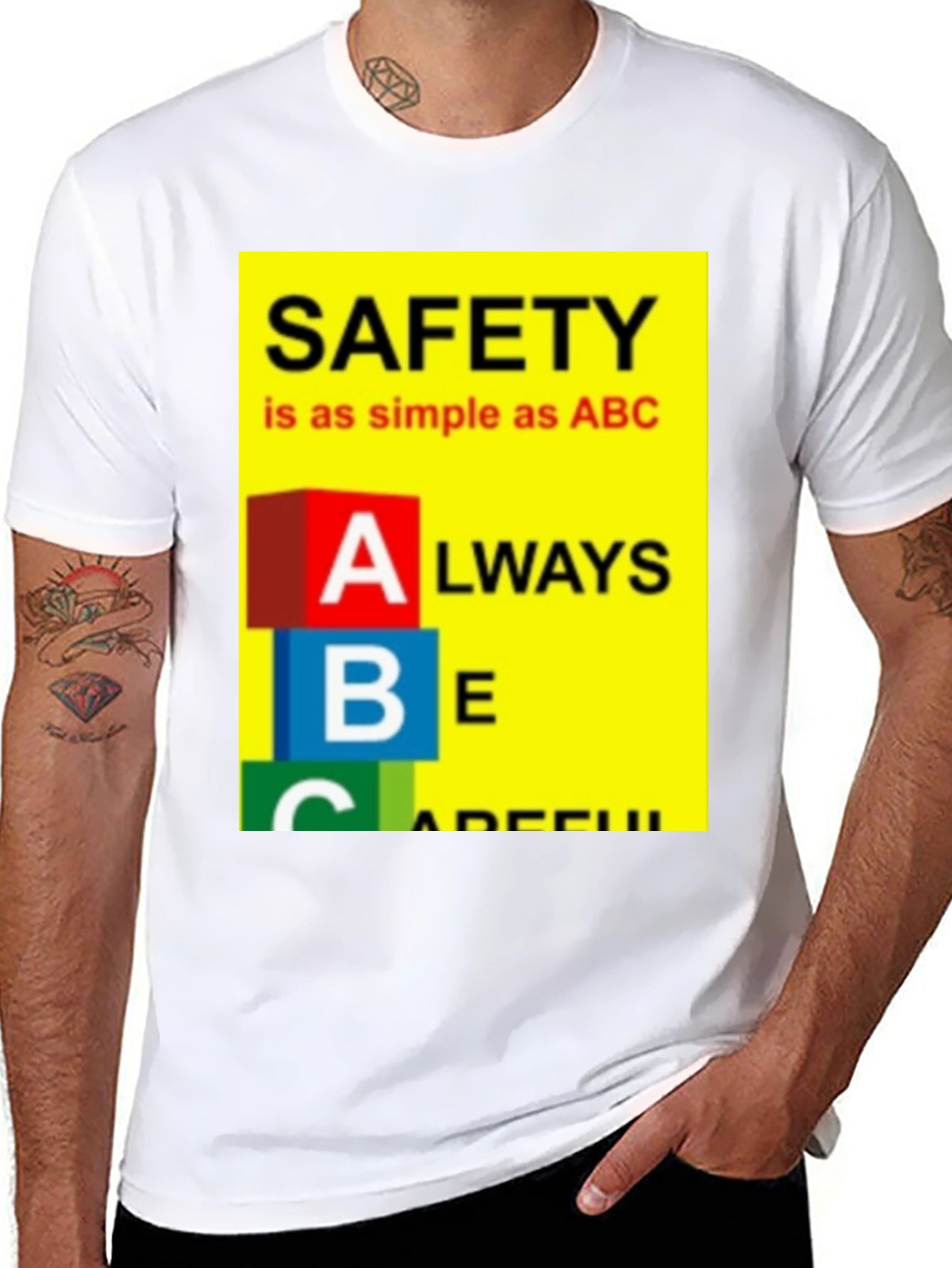 Safety ABC T-Shirt - Always Be Careful Tee
